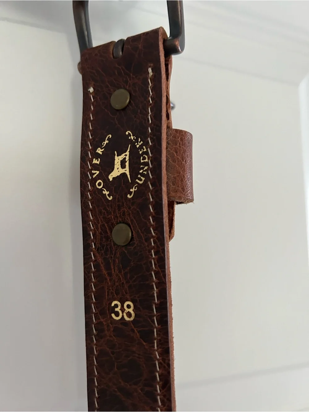 Leather Waxed Canvas Belt